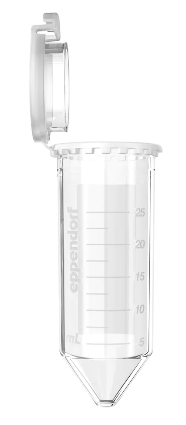艾本德Eppendorf Conical Tubes 25 mL 帶鎖扣蓋 SnapTec?, 25 mL, 啟動套裝，4  個單離心管架，6  個轉子適配器，轉子孔可容納 50  mL 錐形管, P